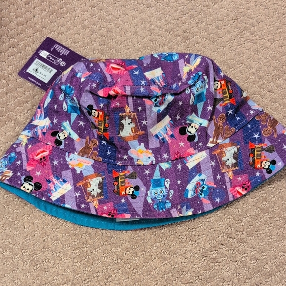 Disney Purple Bucket Hat Festival Of The Arts Joey Chou NWT - Picture 1 of 6